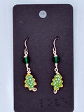 Christmas tree Cookie Earrings