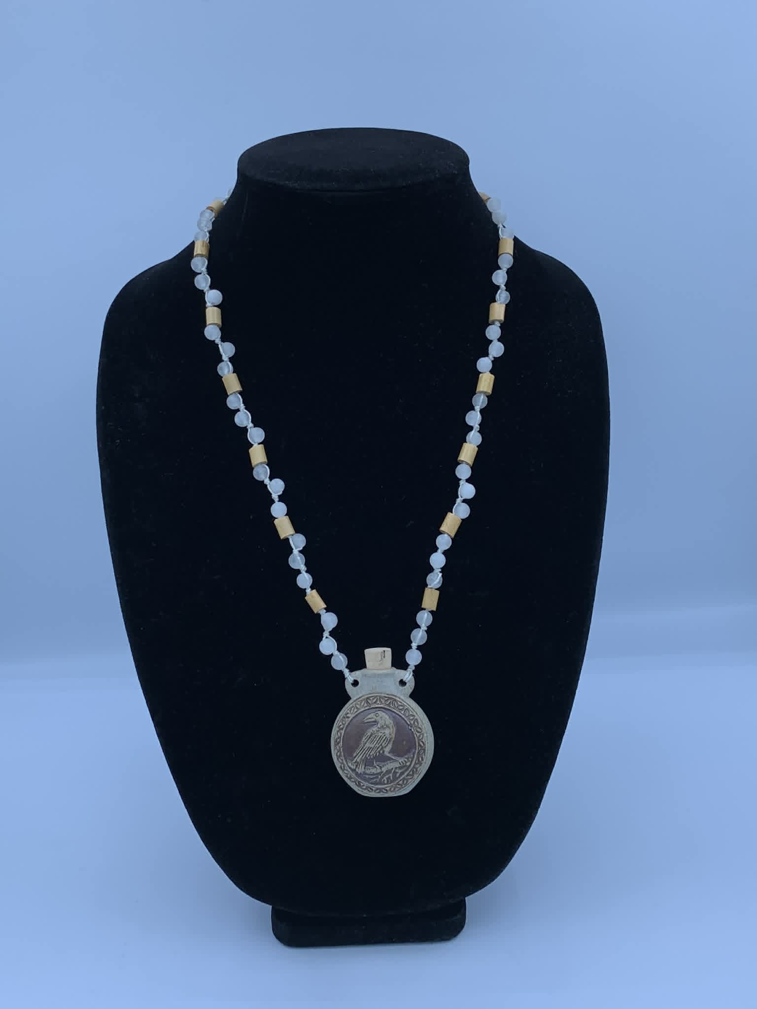 Crow Bottle Necklace