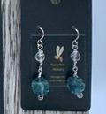 Fluorite Flower Earrings