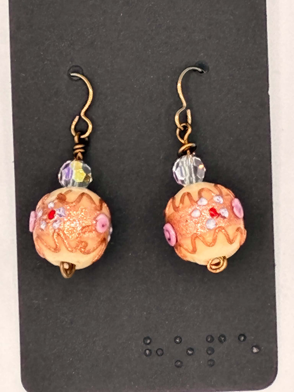 Vintage Wedding Cake Earrings