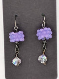 Purple Lampwork Earrings