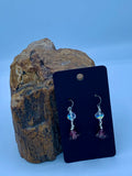 Purple Flower Earrings