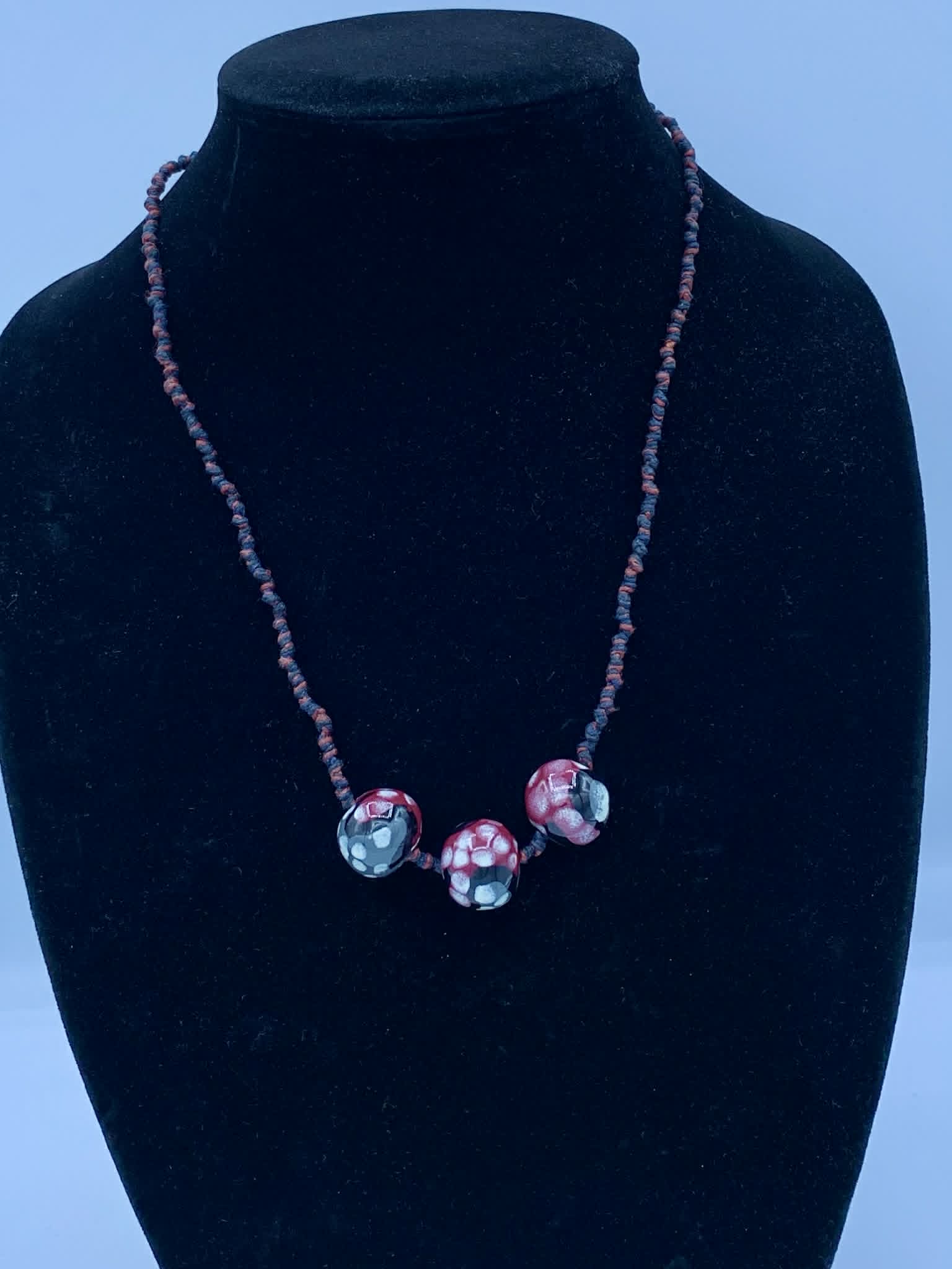 Purple Kazuri Necklace