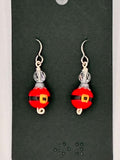 Santa Belt Ornament Earrings