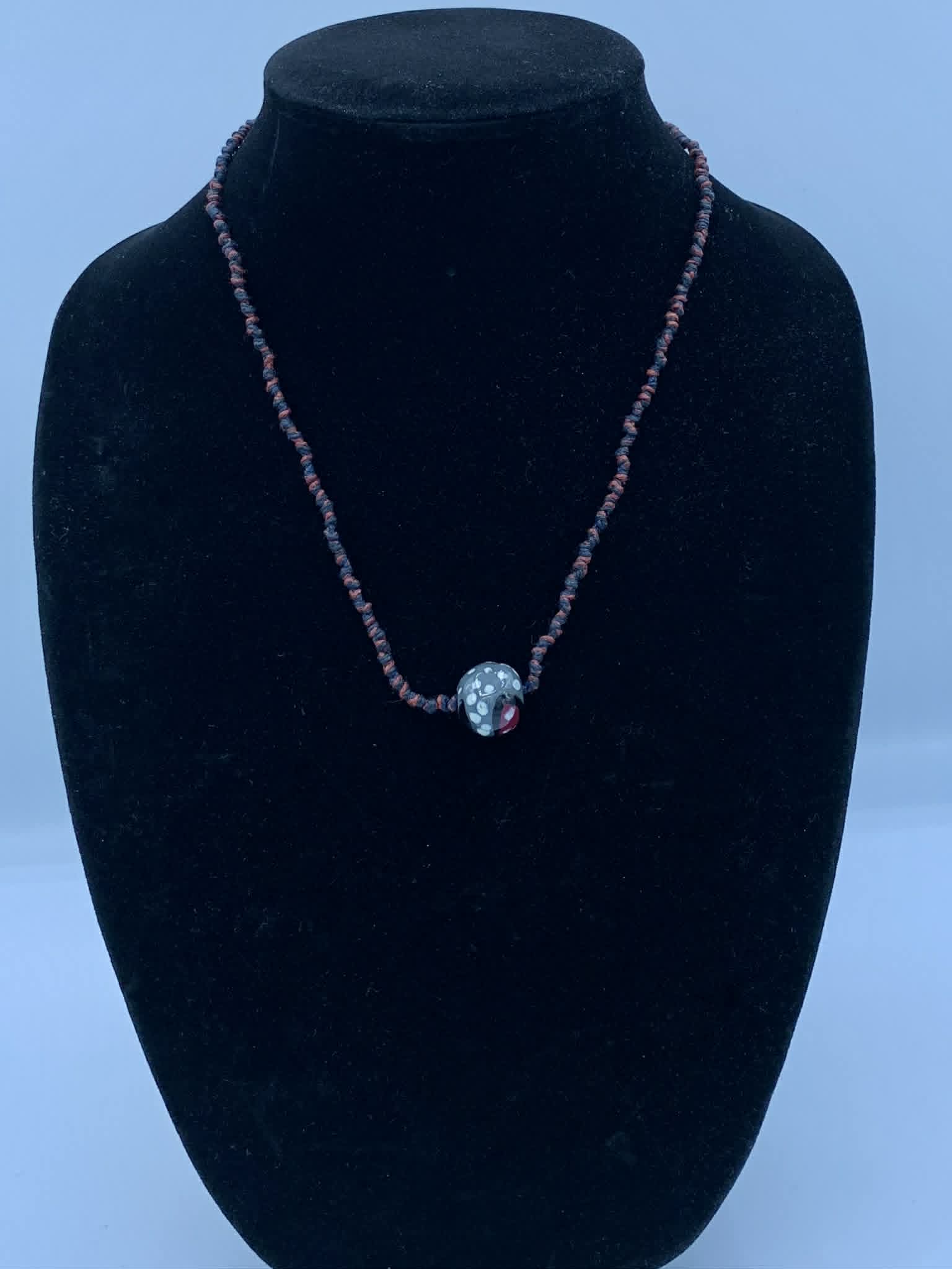 Single Bead Kazuri Necklace
