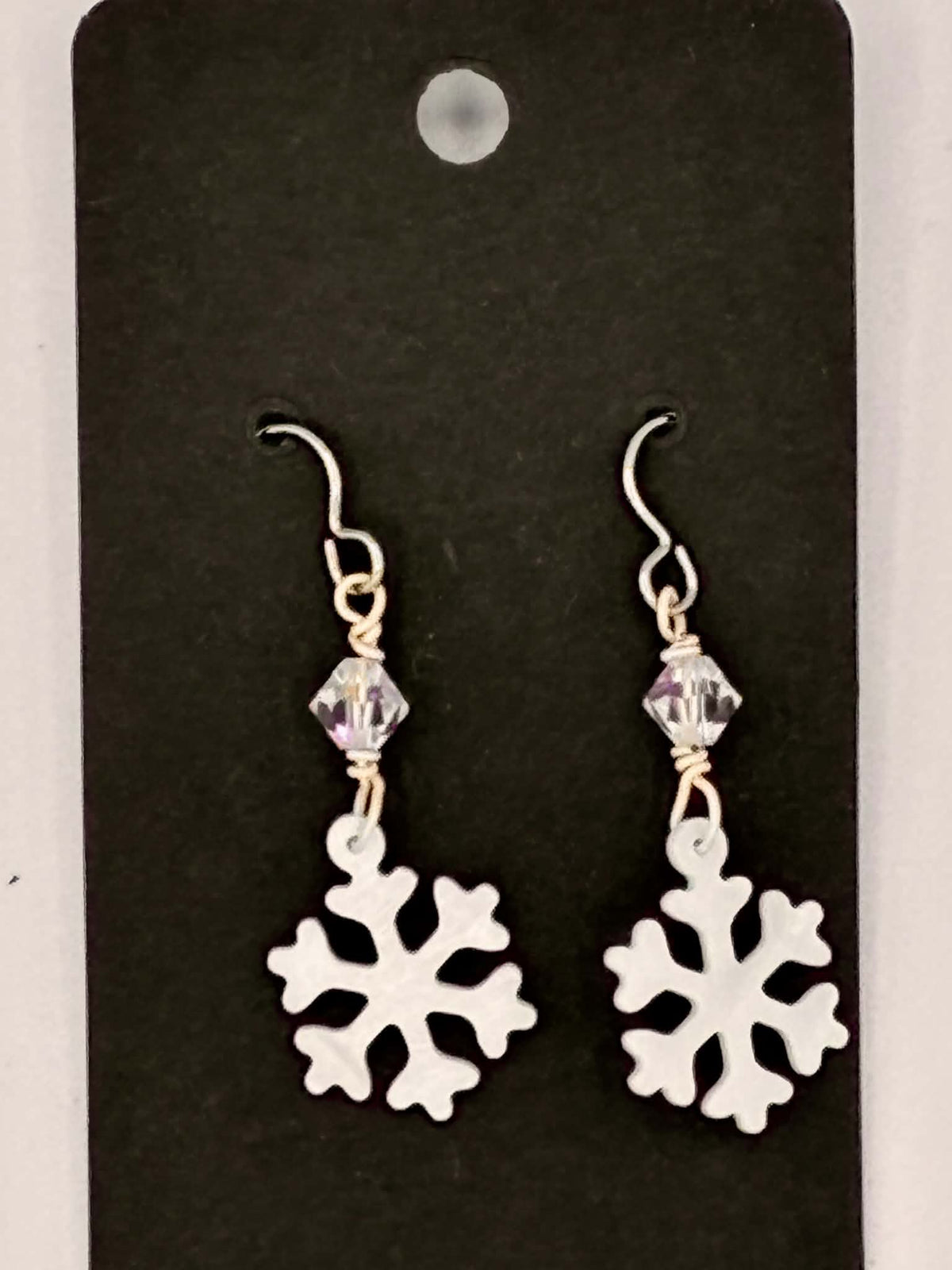 Snowflake earrings
