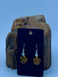 Tigers Eye Flower Earrings