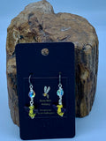 Yellow Hummingbird Earrings