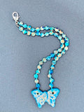 Blue Butterfly Necklace #1