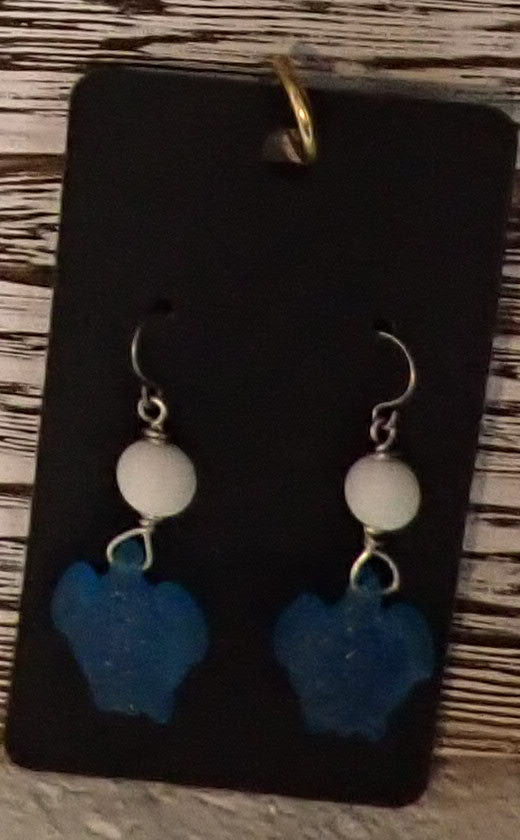 Blue Turtle earrings