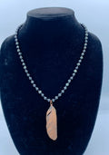 Copper Feather Necklace