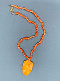 Ceramic Leaf Necklace 2