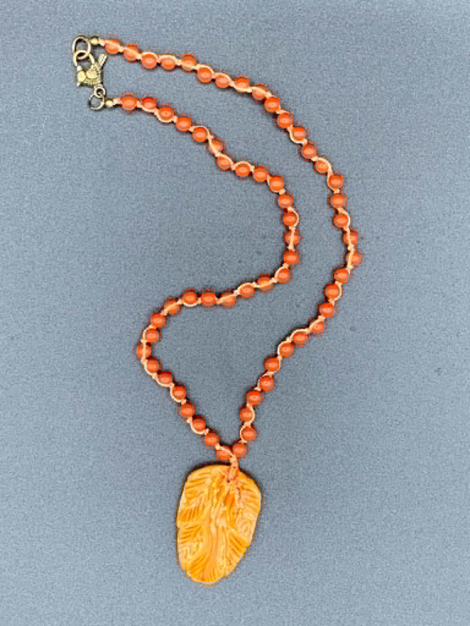Ceramic Leaf Necklace 2
