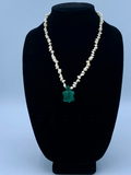 Malachite Turtle Necklace