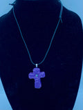 Purple Cross Pendant #1