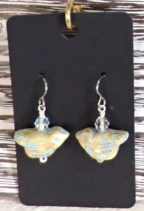 Yellow Bird Earrings